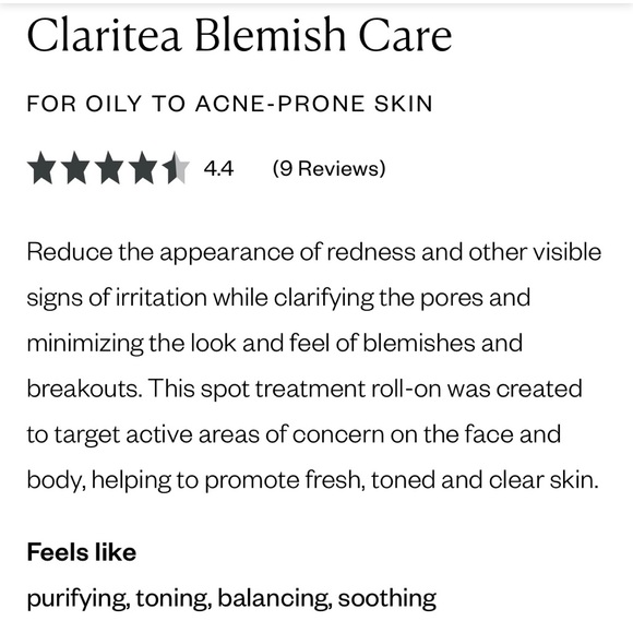 Saje Natural Wellness Claritea Blemish Care - Picture 3 of 4